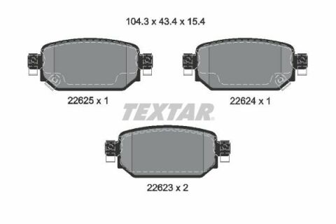 Колодки тормозные (задние) Mazda CX-3 1.8/2.0 18- Q+