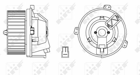 Моторчик печки Fiat Ducato 1.9-2.8D 94-02