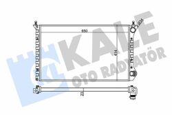Радіатор охолодження Fiat Doblo 1.4/1.6/1.9D 2001– Радіатор охолодження Fiat Doblo 1.4/1.6/1.9D 2001–