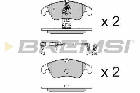 Гальмівні колодки пер. Audi A4/A5/A6/A7/Q7 08- (TRW)