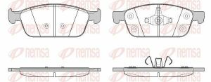 Тормоз.колодки передниеfocus iii st 12-,kuga ii 13-,transit connect 15-