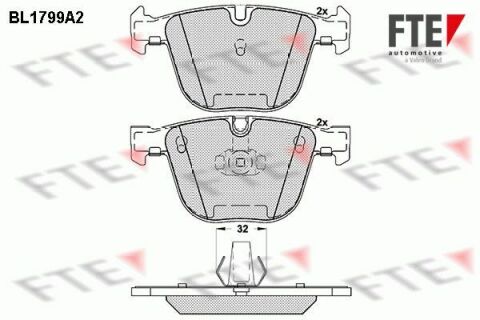 Колодки тормозные (задние) BMW 5 (E60/65)/X5 (E70/F15)/X6 (E71/E72) 3.0-4.4 08- Колодки тормозные (задние) BMW 5 (E60/65)/X5 (E70/F15)/X6 (E71/E72) 3.0-4.4 08-