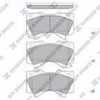 Колодки тормозные дисковые Колодки тормозные дисковые