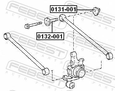 Гайка з ексцентриком Rav 4/Camry -11