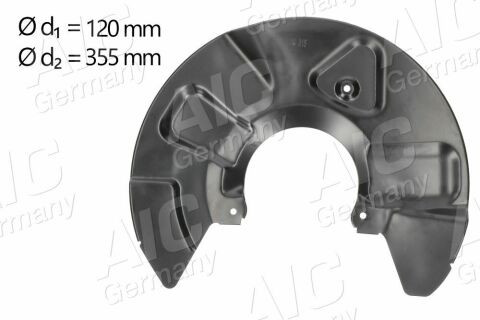 Захист диска гальмівного (переднього) (R) VW T5 03-