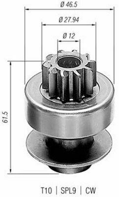 MAGNETI MARELLI RENAULT Бендикс R18/25 Master, Trafic 2,1D/TD