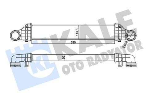 Інтеркулер KALE DB W211 200/220CDI 02-