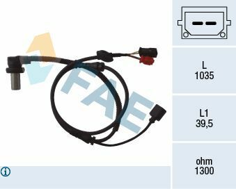 Датчик ABS (передний) Audi A6 97-05