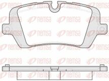 Комплект гальмівних колодок з 4 шт. дисків