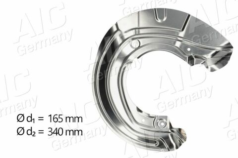 Захист диска гальмівного (переднього) (R) BMW 3 (F30/F80)/2 (F22/F87) 11-(для авто M-Performance гальма)