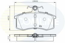 Гальмівні колодки дискові