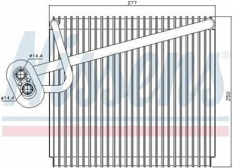 Испаритель HY i30(07-)1.4 i 16V(+)[OE 97140-1H500]