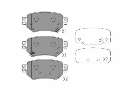 Колодки тормозные (задние) Mazda 6 2.0/2.5 12-