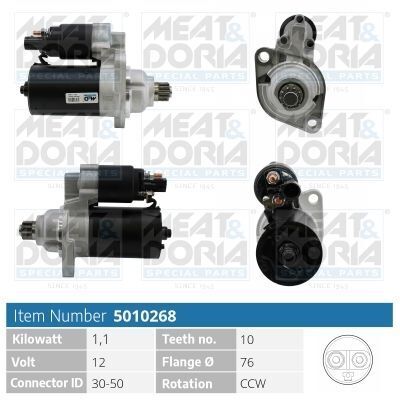 Стартер a3 (8p1) s3 quattro 06-12, seat, skoda, vw