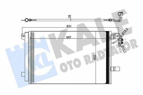 Радиатор кондиционера t5 03-