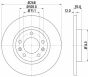 гальмівній диск задній citroen berlingo, berlingo/minivan, c4 grand picasso ii, c4 picasso ii, c4 spacetourer, grand c4 spacetourer, фото 4 - інтерент-магазин Auto-Mechanic