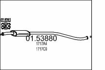 Средняя часть выхлопной системы (Резонатор) Средняя часть выхлопной системы (Резонатор)