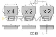 Тормозные колодки перед. VW Phaeton 02-07 (TRW) Тормозные колодки перед. VW Phaeton 02-07 (TRW)