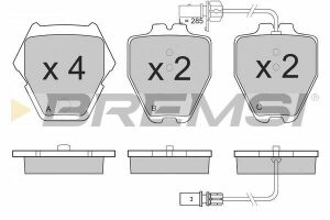 Тормозные колодки перед. VW Phaeton 02-07 (TRW)