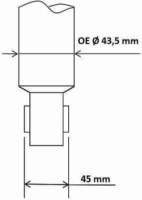 Амортизатор задній Audi A3 (8V1/ 8VK) 12- /Skoda Octavia III/VW Golf VII 12-