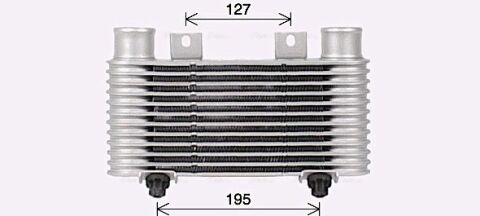 FORD Інтеркулер RANGER 2.5 99-, MAZDA