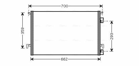 Радіатор кондиціонера OPEL SIGNUM (2003) 2.0 DTI