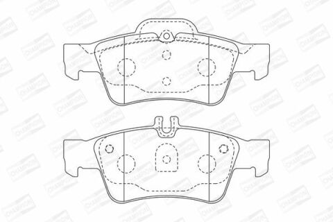Гальмівні задні колодки W211 MB