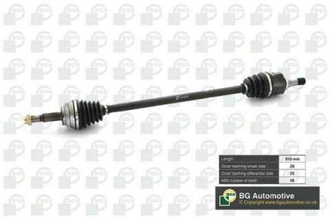 Піввісь Toyota Corolla 1.4/1.6 02-07 (26z/910mm) Пр.