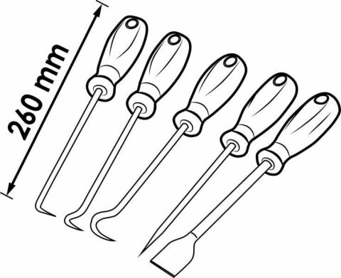 Набір гачків і шкребків Набір гачків і шкребків