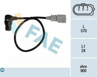 Датчик положення колінвалу Audi A3/A4/A6/A8/ Skoda Fabia/ Octavia/VW Passat 1.6-3.0 96-10