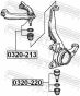 Опора шаровая (передняя/снизу) Honda CR-V 96-01, фото 2 - интернет-магазин Auto-Mechanic