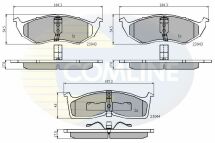 CBP3850 Comline - Гальмівні колодки до дисків