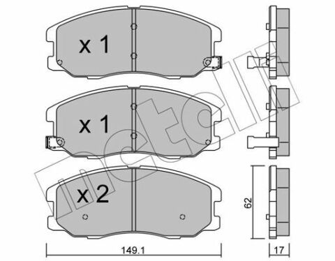 Колодки гальмівні (передні) Chevrolet Captiva/Opel Antara A 06-