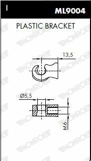 MONROE VOLVO Газовый амортизатор багажника S70 (P80_)