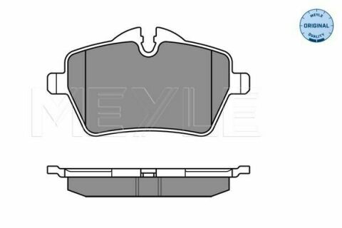 Колодки гальмівні (передні) Mini (R50/R53/R52/R56/R57/R58/R59)/Clubman (R55)/Clubvan (R55) 01-16