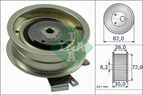 Ролик ГРМ VW Caddy 1.6 EcoFuel/BiFuel, BGU, BSE, BSF, BSX, CHGA