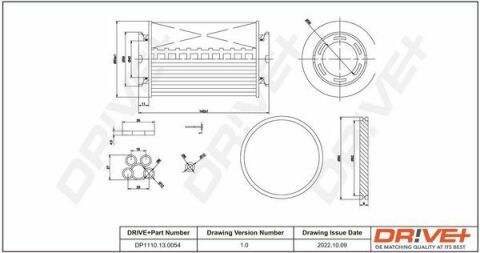 DP1110.13.0054 Drive+ - Фільтр палива