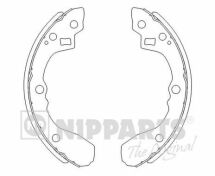 Гальмiвнi колодки барабаннi