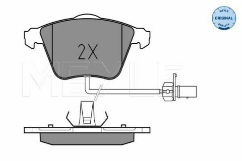 Колодки тормозные (передние) Audi A6 97-11 (с датчиками)