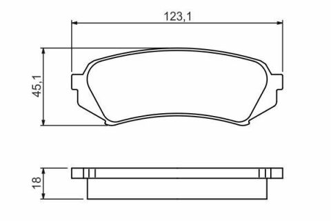 Тормозные колодки (задние) Toyota Land Cruiser 100 98-07/Lexus LX II 98-08