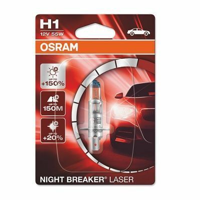 64150NL-BLI ЛАМПА OSRAM H1 12V 55W P14,5S BLI NIGHT BREAKER UNLIMITED NG