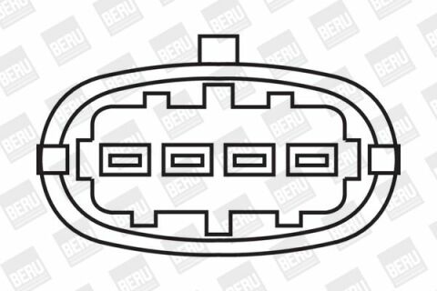 Катушка зажигания Opel Omega B 2.5 V6/3.0 V6 94-01