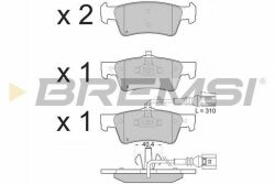 Тормозные колодки зад. T5 03-(ATE)(диски 333x32.5mm) Тормозные колодки зад. T5 03-(ATE)(диски 333x32.5mm)
