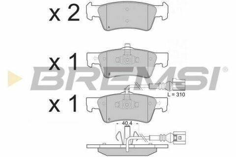 Тормозные колодки зад. T5 03-(ATE)(диски 333x32.5mm)