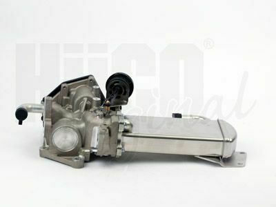 Радіатор рециркуляції ВГ з клапаном EGR VW T5/T6 2.0TDI 09- (HÜCO)