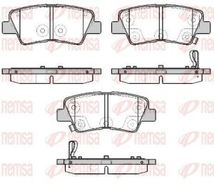 Гальмівні колодки задн.carens,ceed,soul,hyundai i10,20,30,40,tucson