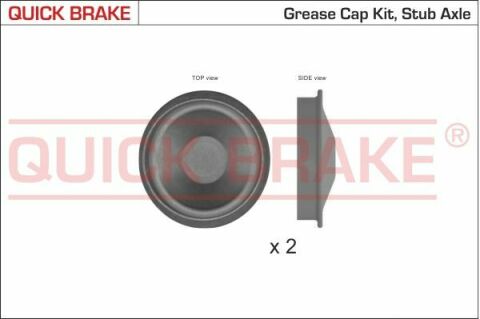 9828K QUICK BRAKE Пилозахисні  ковпачки для ступиці