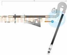 CITROEN шланг гальмів.передн.лів.C5 III 08-,C6,Peugeot 407 CITROEN шланг гальмів.передн.лів.C5 III 08-,C6,Peugeot 407