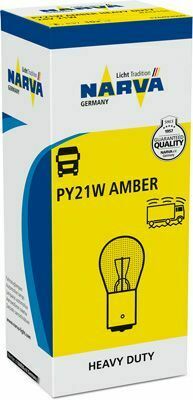 Автолампа PY21W 24V 21W BAU15s Heavy Duty (желтая)