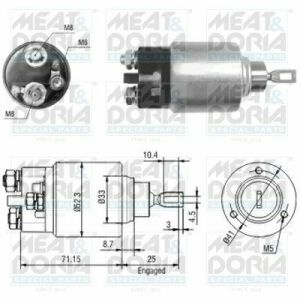 Втягивающее реле стартера w202/210 vw lt 2,3 96-